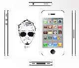 iPhone 4/4S漫画ケース