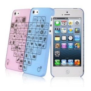 iPhone 5/5s ロマンチック風シリコンケース