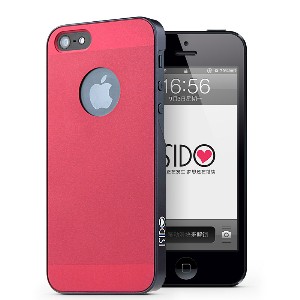 iPhone 5/5s シンプルデザインすりガラス指紋防止ケース