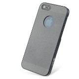 iPhone 5/5s シンプルデザインすりガラス指紋防止ケース