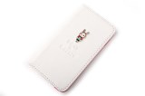 iPhone 5/5s 手帳型保護カバー（兎柄）