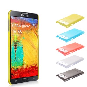 Samsung Galaxy Note3  専用透明超薄ソフトシリコン保護ケース