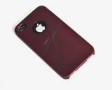 iPhone 4/4s 極薄クリスタル指紋防止保護ケース