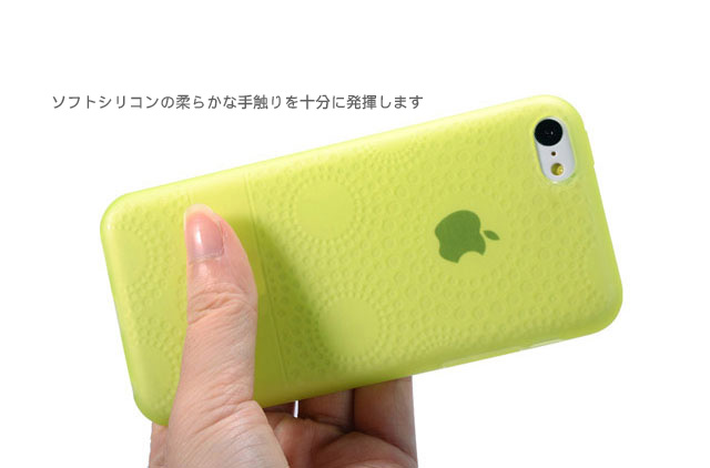 ソフトシリコンの柔らかな手触りを十分に発揮します