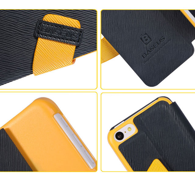 カバーを装着したままの詳細図！イヤホンジャックや充電コネクタ、音量調節ボタン、カメラなどが、ケースを外さずに操作できる仕様になっています。