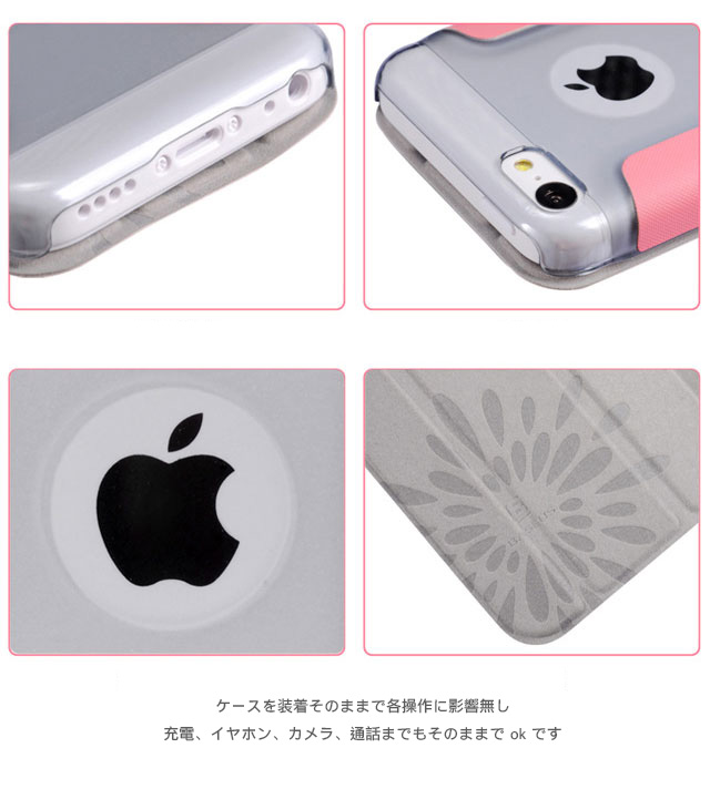 ケースを装着そのままで各操作に影響無し！ 充電、イヤホン、カメラ、通話までもそのままでOKです。