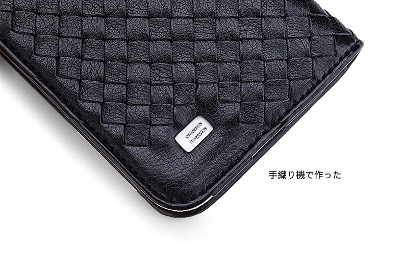 手織り機で作った